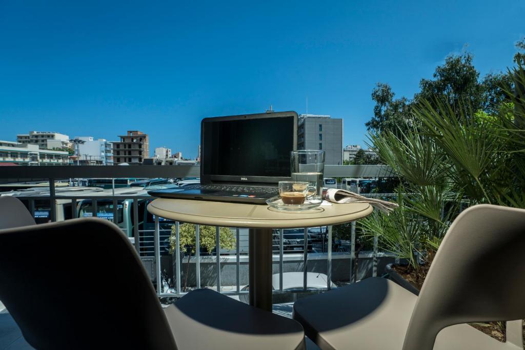 A balcony or terrace at Mediterranean Luxury Apartment