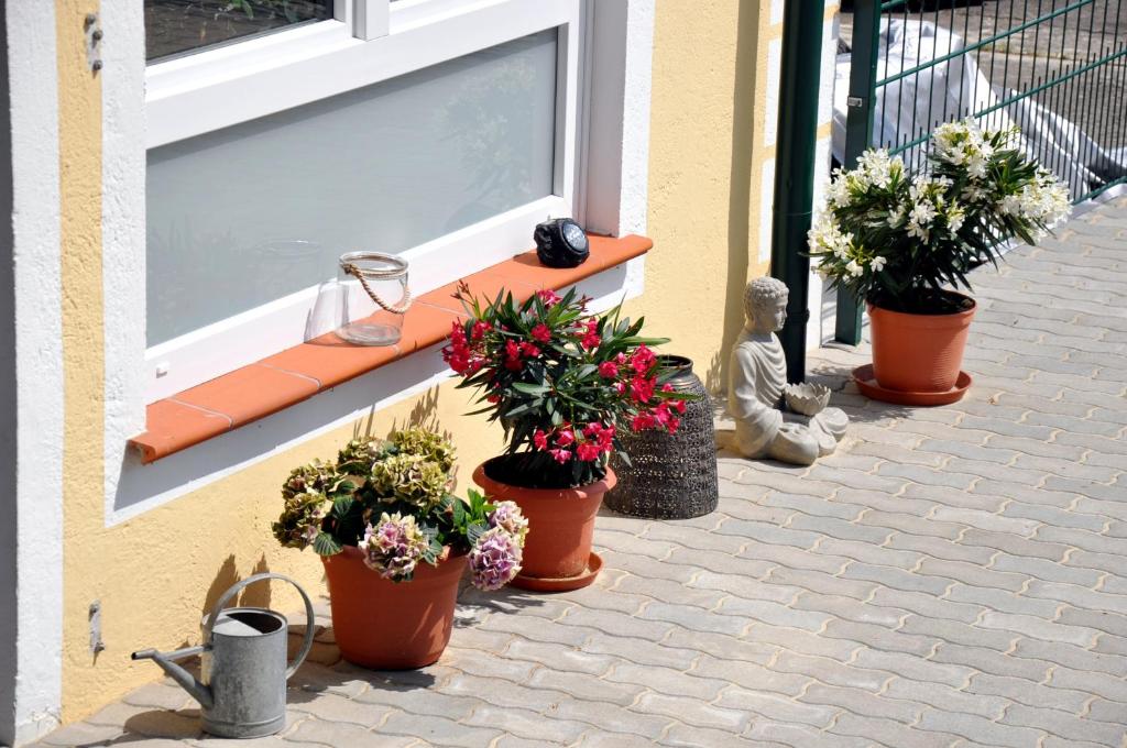 Balkón alebo terasa v ubytovaní Gästehaus Wachau