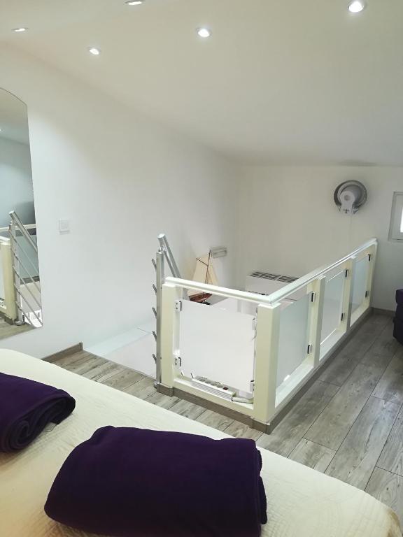 Postel nebo postele na pokoji v ubytování Apartments Vrime