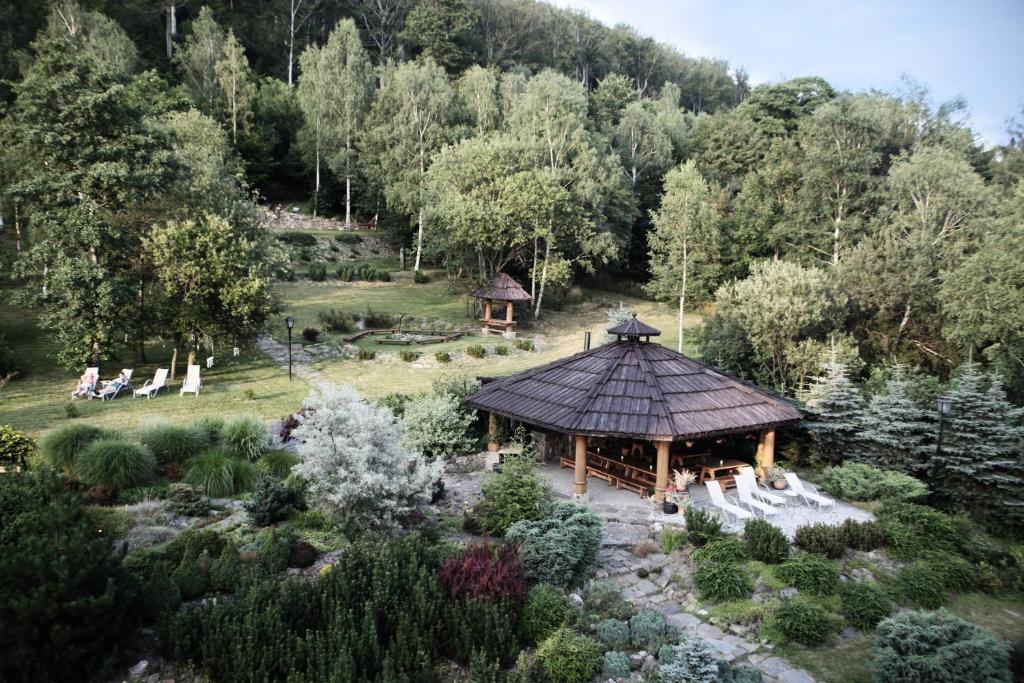 Zahrada ubytování Villa Elise Park Pension