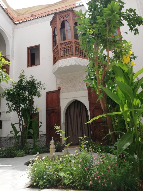 Zahrada ubytování Riad Ben Youssef