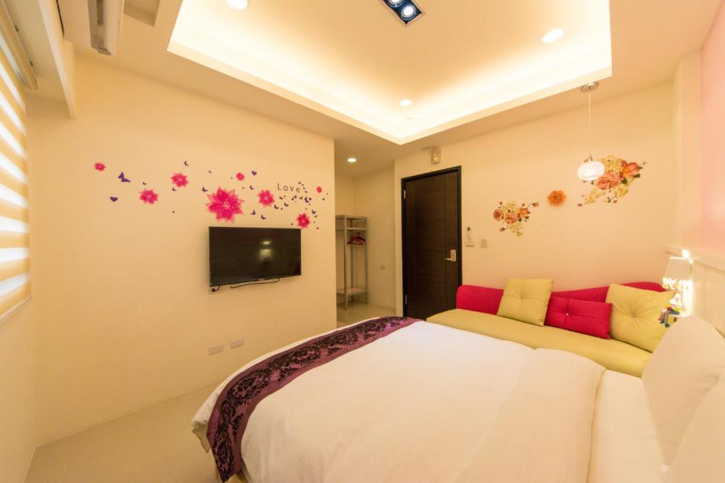 Postel nebo postele na pokoji v ubytování Pure B&B