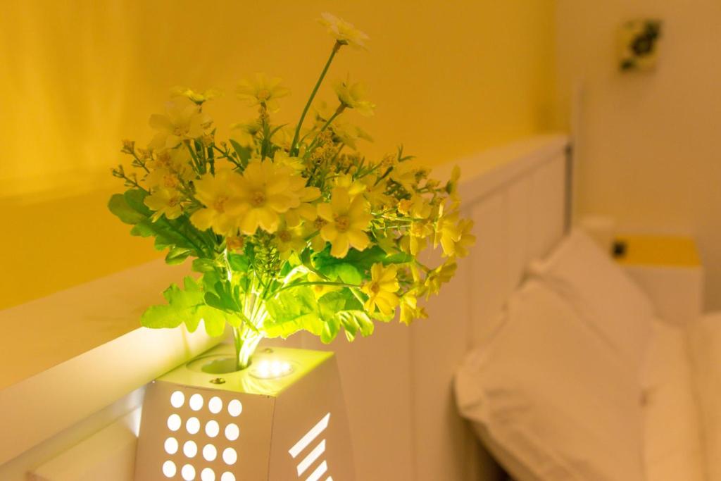 Postel nebo postele na pokoji v ubytování Pure B&B