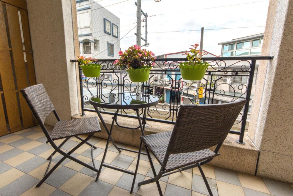 Balkón nebo terasa v ubytování Pure B&B
