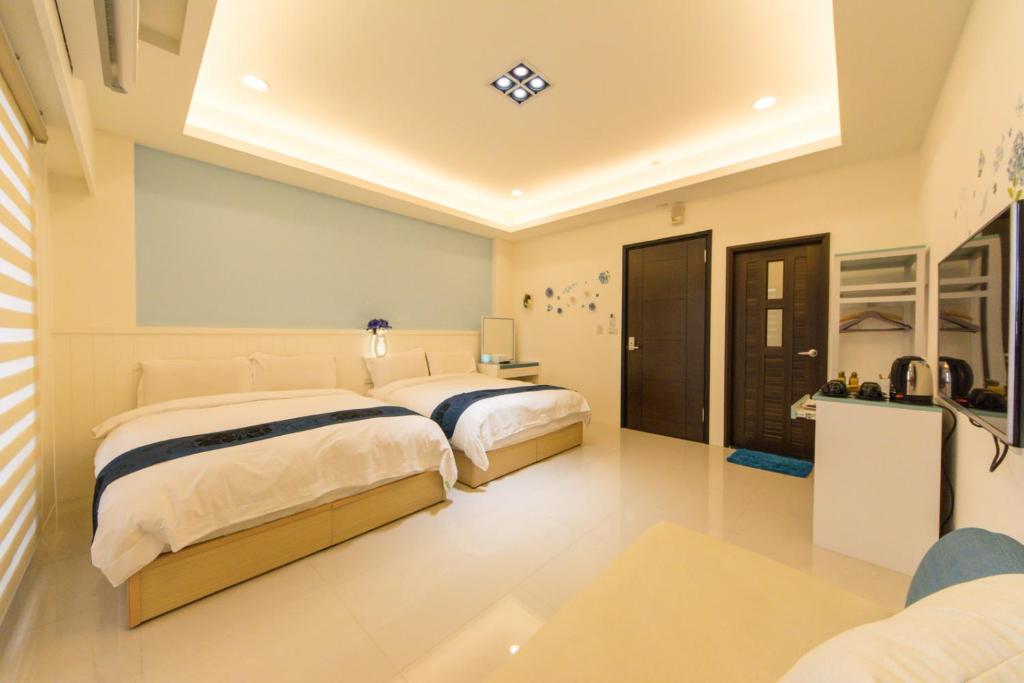 Postel nebo postele na pokoji v ubytování Pure B&B