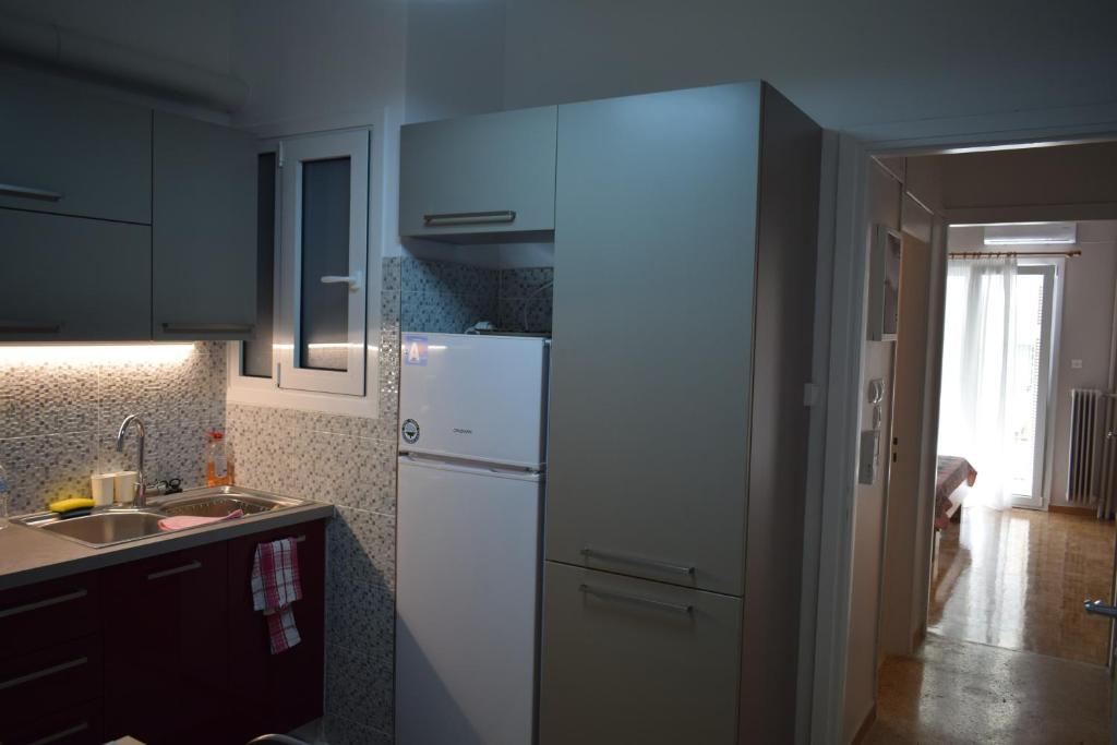Kuchyň nebo kuchyňský kout v ubytování George apartment