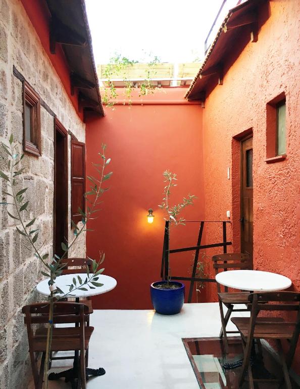 Patio nebo venkovní prostory v ubytování Auberge 32 Old Town