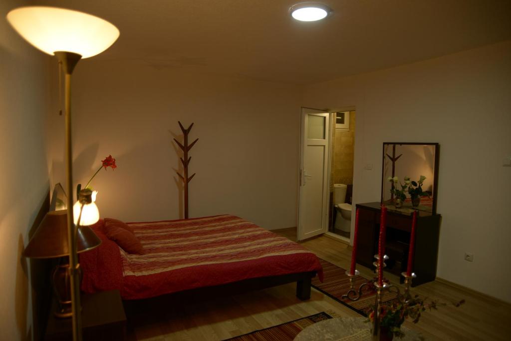 Postel nebo postele na pokoji v ubytování Hostel Tuba