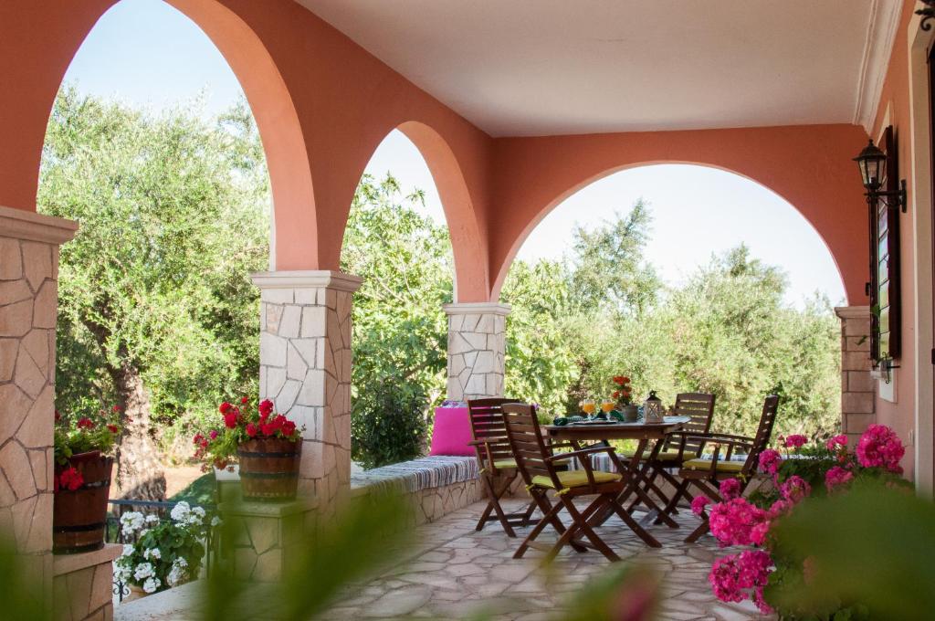 Zahrada ubytování Casa Elaia