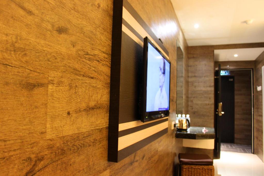 TV a/nebo společenská místnost v ubytování Hotel Time Boutique Nilai