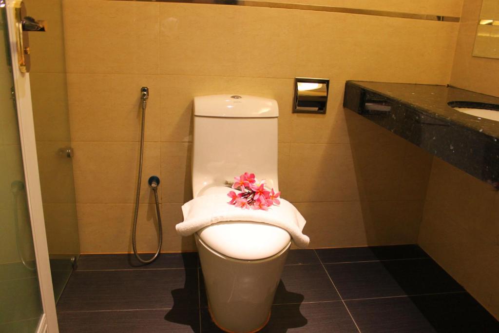 Koupelna v ubytování Hotel Time Boutique Nilai
