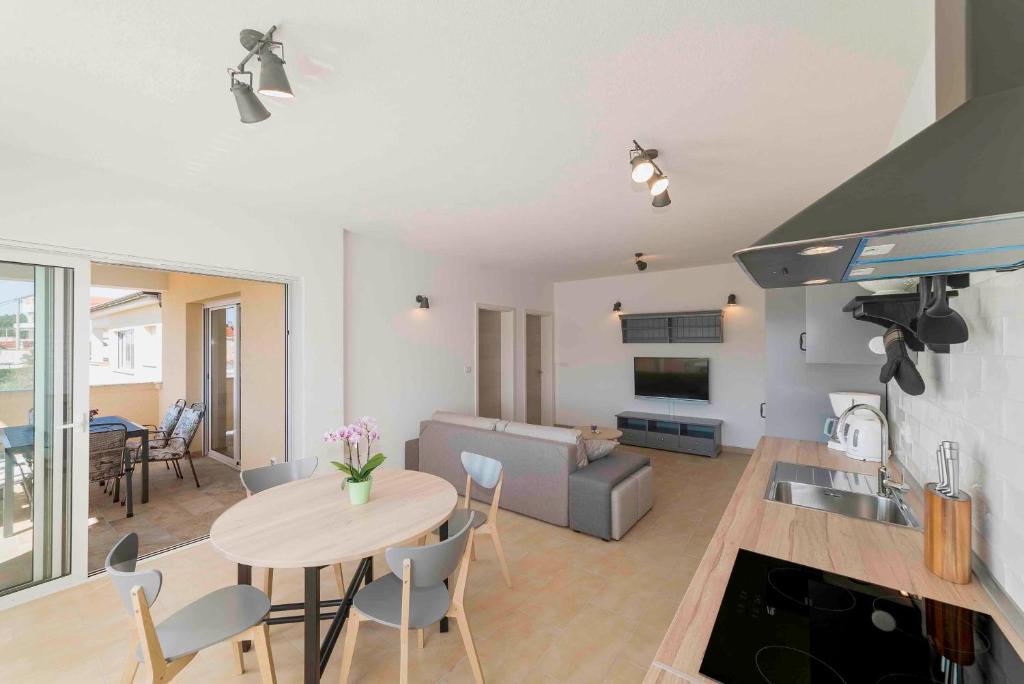 Kuchyň nebo kuchyňský kout v ubytování Sunset House