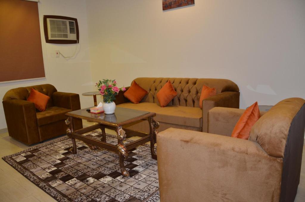 Posezení v ubytování Jazan Heart Hotel