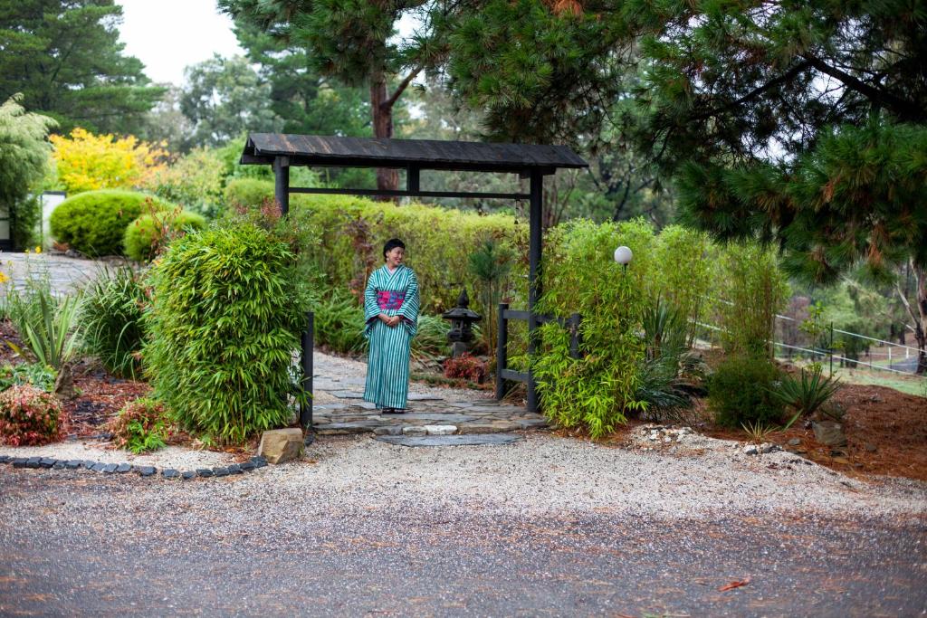 Zahrada ubytování Shizuka Ryokan Japanese Country Spa & Wellness Retreat