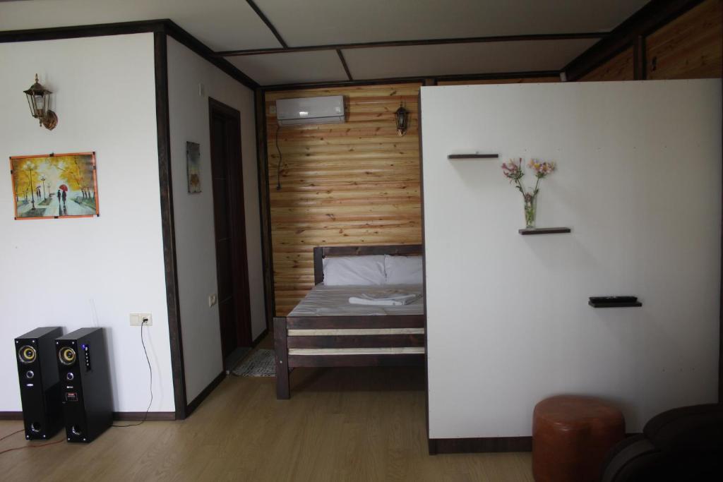 Postel nebo postele na pokoji v ubytování Senima's paradise
