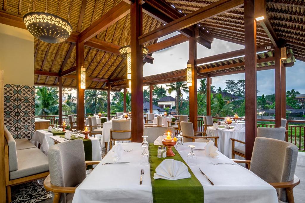 Restaurace v ubytování Bumi Muwa Ubud Katiklantang