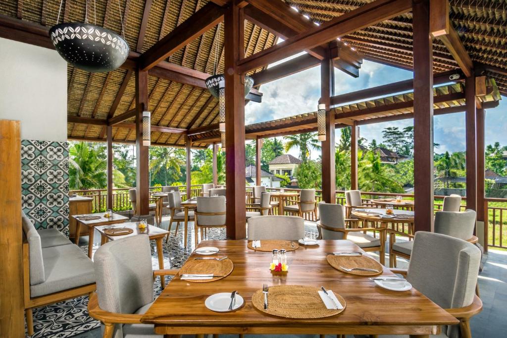Restaurace v ubytování Bumi Muwa Ubud Katiklantang
