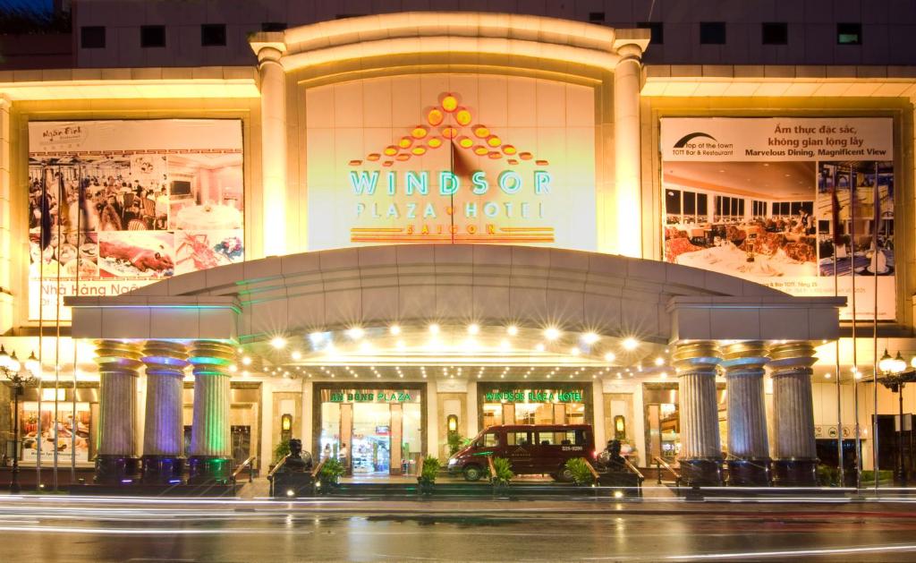 a building with a sign that reads windsor plaza hotel at Windsor Plaza Hotel in Ho Chi Minh City