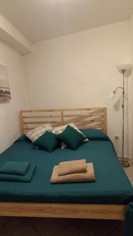 Postel nebo postele na pokoji v ubytování Studios Dalino