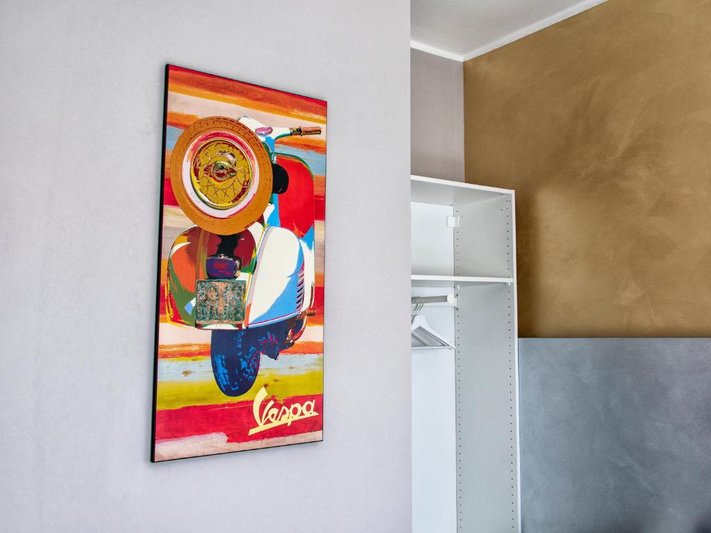 Kuchyň nebo kuchyňský kout v ubytování Hotel Napoleon Susa