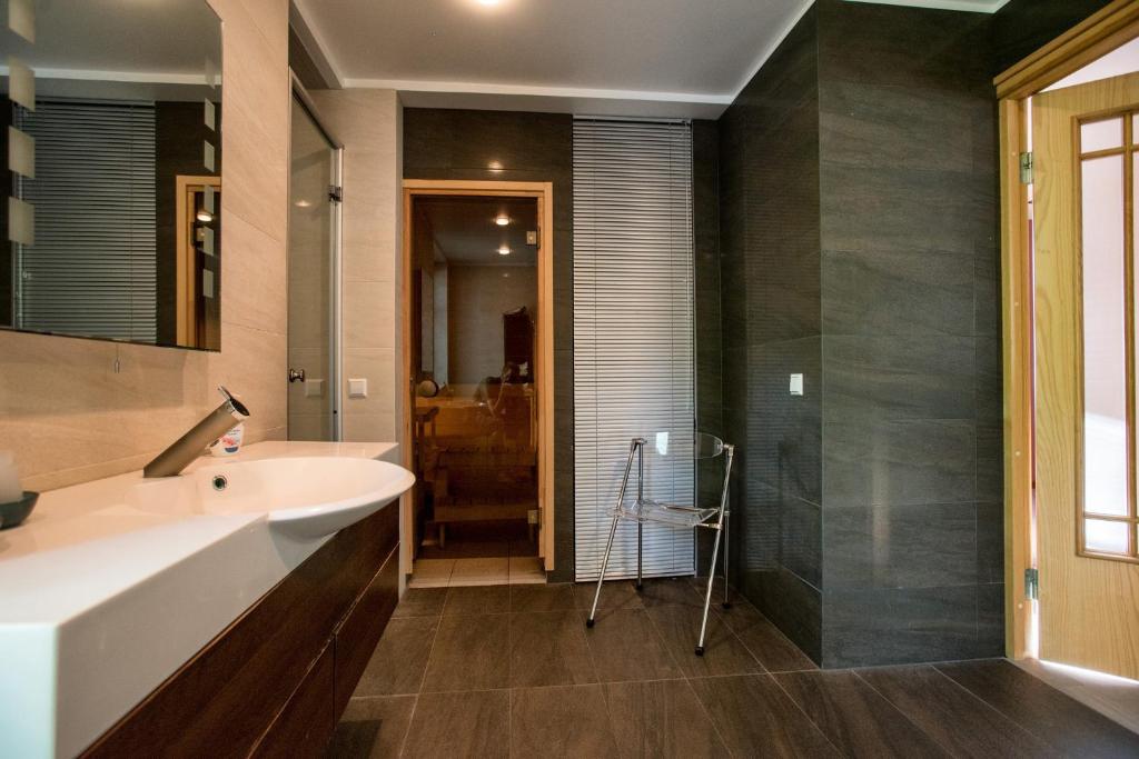 Koupelna v ubytování Papli Villa