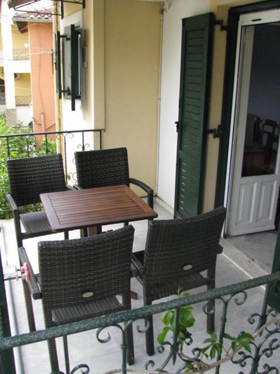 Balkón nebo terasa v ubytování Grivas Apartments