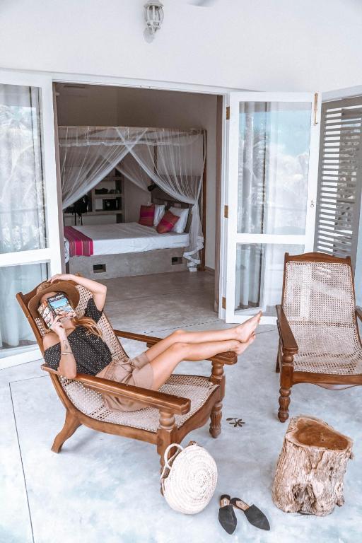 Posezení v ubytování Good Vibes Villas