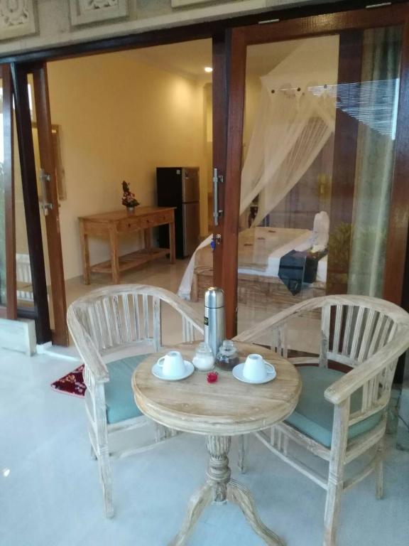 Posezení v ubytování Qiul Guest House