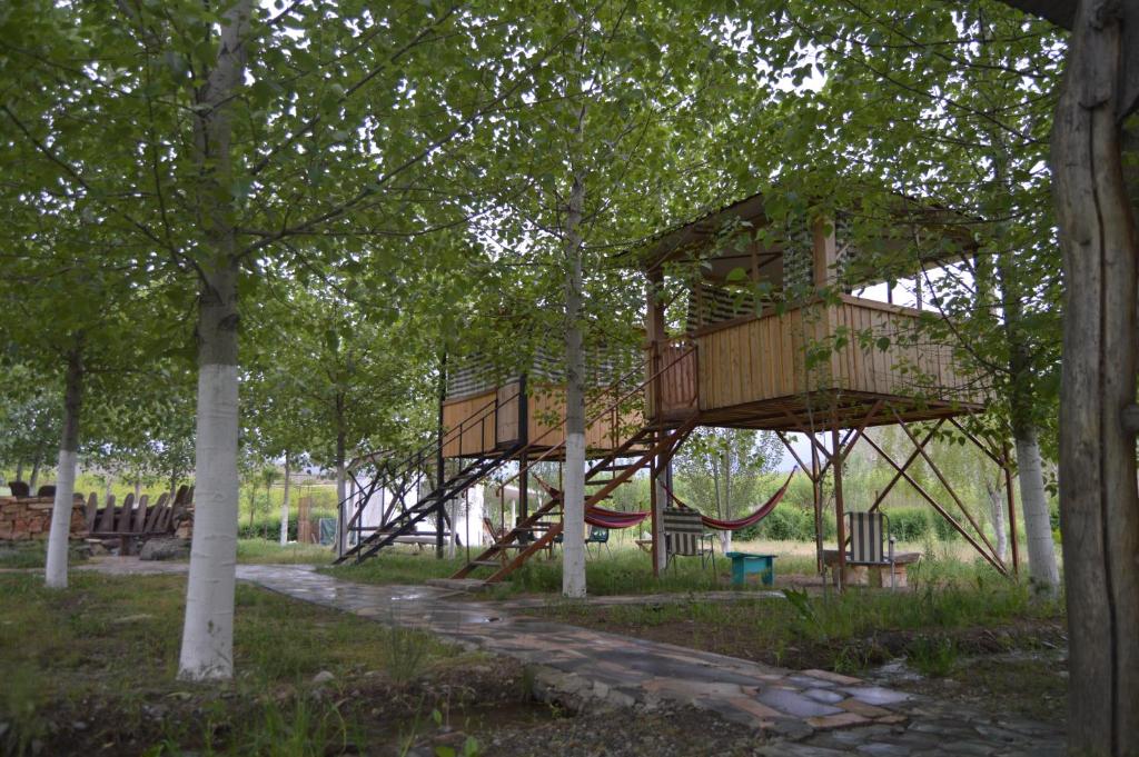 Zahrada ubytování Crossway Camping