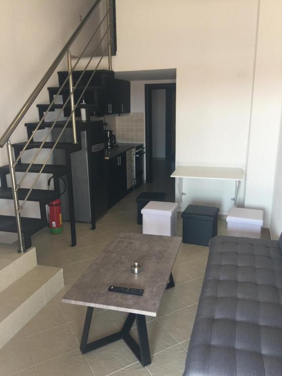 A kitchen or kitchenette at Kriopigi dimis and efis 1