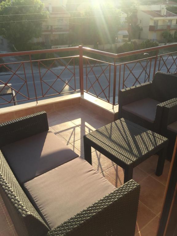 A balcony or terrace at Kriopigi dimis and efis 1