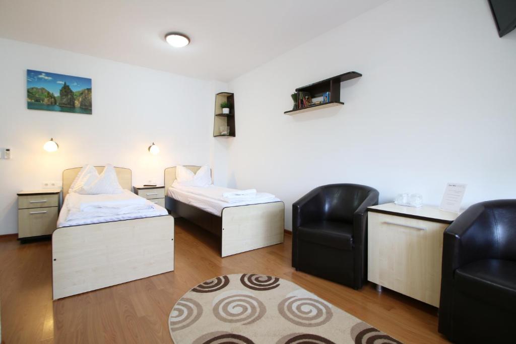 Postel nebo postele na pokoji v ubytování Casa Micu