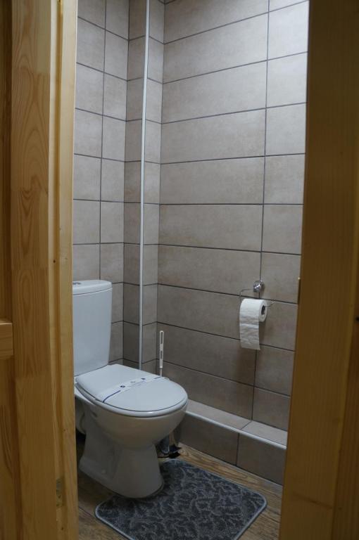 Koupelna v ubytování Guest House Smerichka