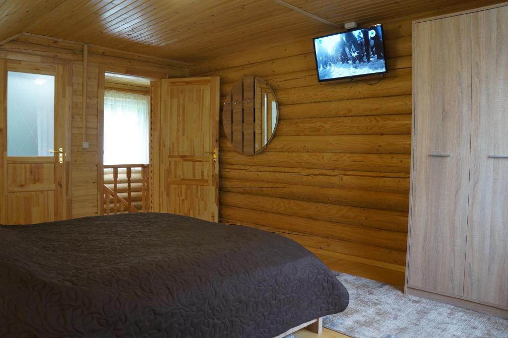 TV a/nebo společenská místnost v ubytování Guest House Smerichka