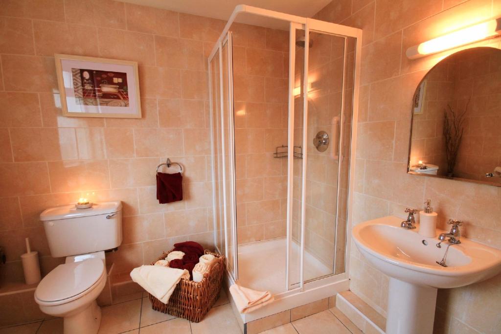 Koupelna v ubytování Jacob's Well Hotel