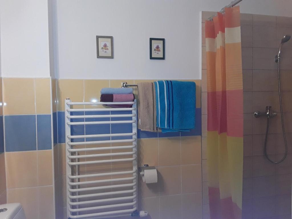 Koupelna v ubytování Dom Gościnny BOROWIAK