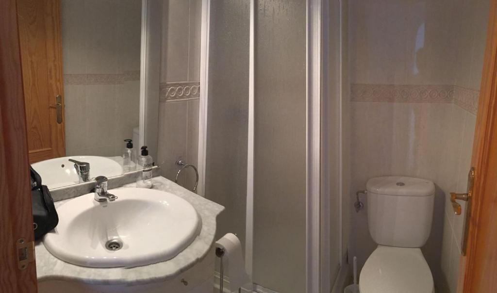 Koupelna v ubytování Apartamento con vistas