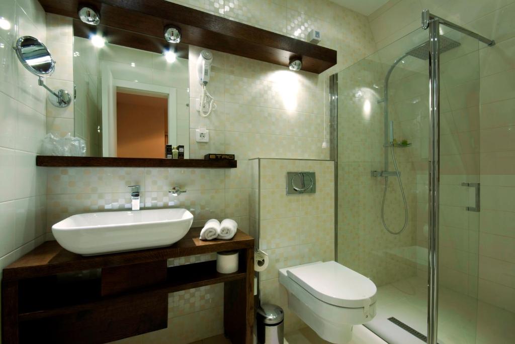 Kupatilo u objektu Hotel Soa