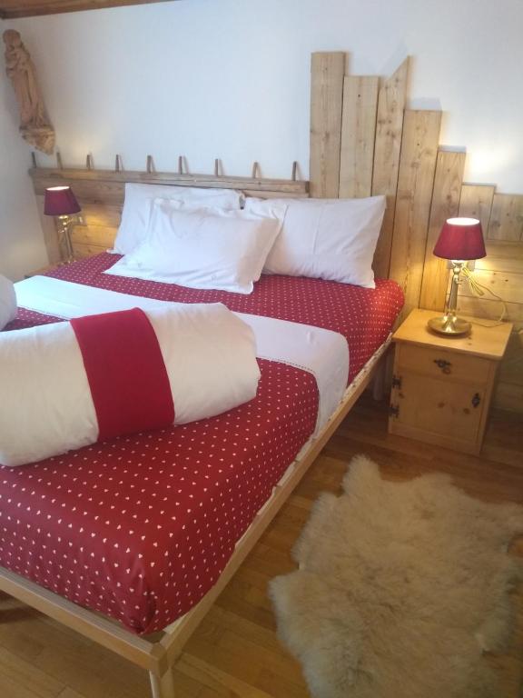 Postel nebo postele na pokoji v ubytování Steila da Mont Campitello