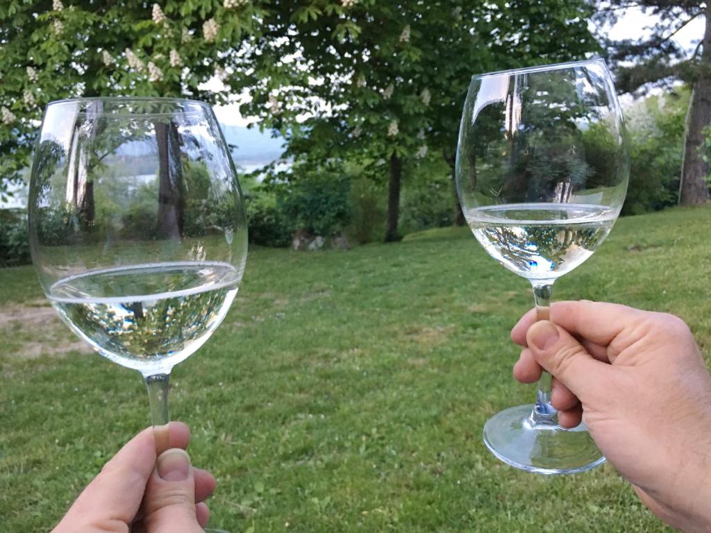 Nápoje v ubytovaní Villa del lago