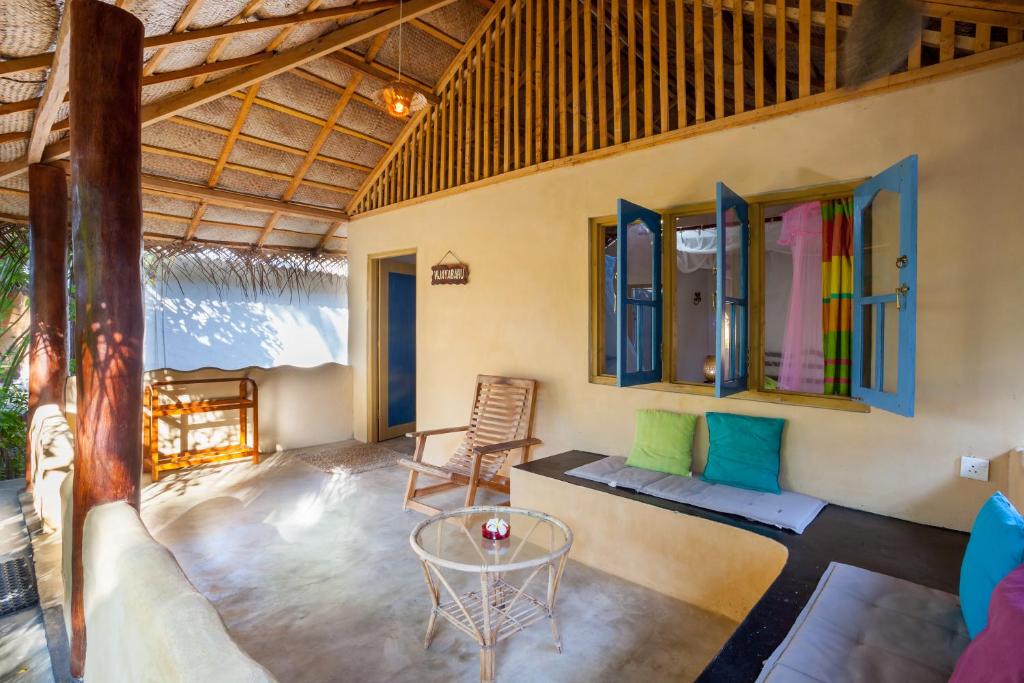 Posezení v ubytování De Silva Wind Resort Kalpitiya - Kitesurfing School Sri Lanka