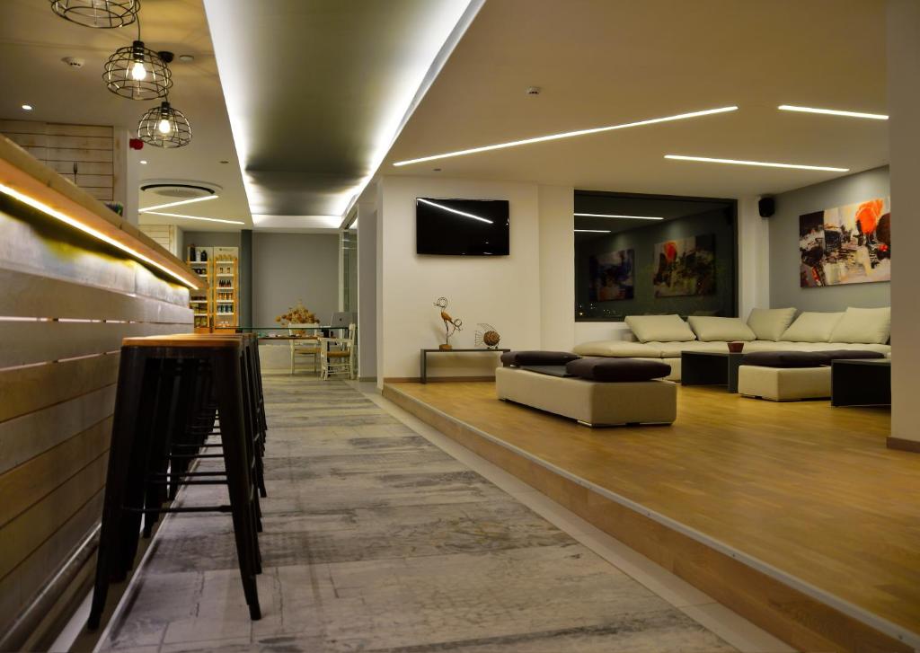 Posezení v ubytování Meliti Hotel (Adults Only)