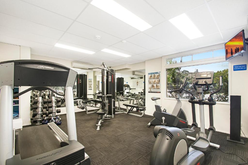 Fitness centrum a/nebo fitness zařízení v ubytování Laguna on Hastings