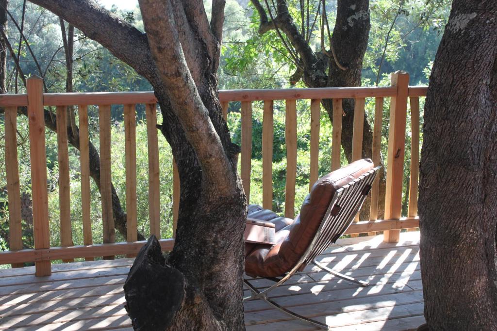 Balkón nebo terasa v ubytování L'Hostellerie du Moulin des Oliviers