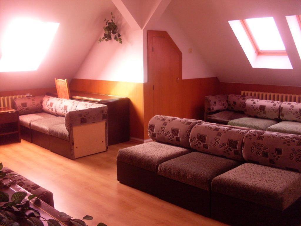 Posezení v ubytování Botax Motel