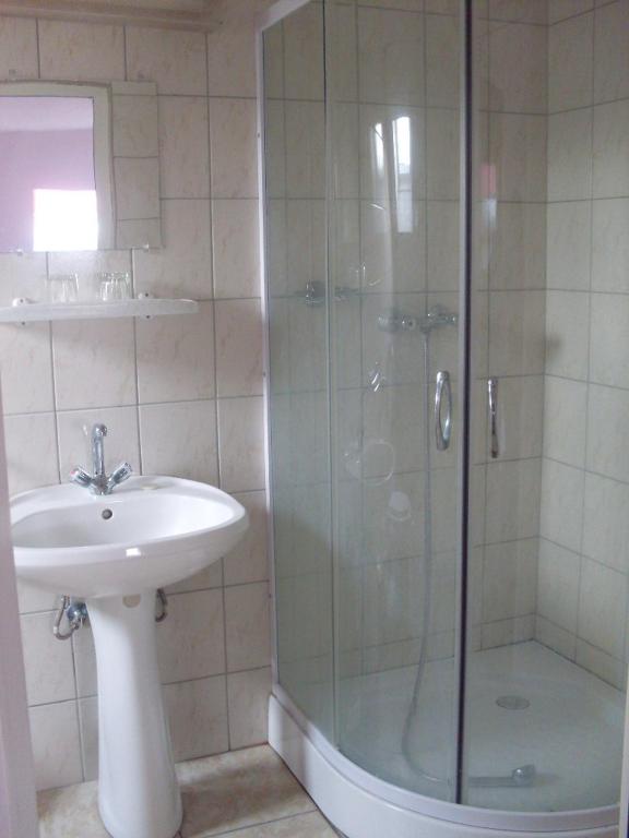 Koupelna v ubytování Botax Motel