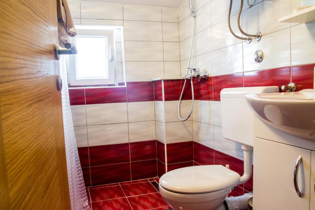 Koupelna v ubytování Motel Han