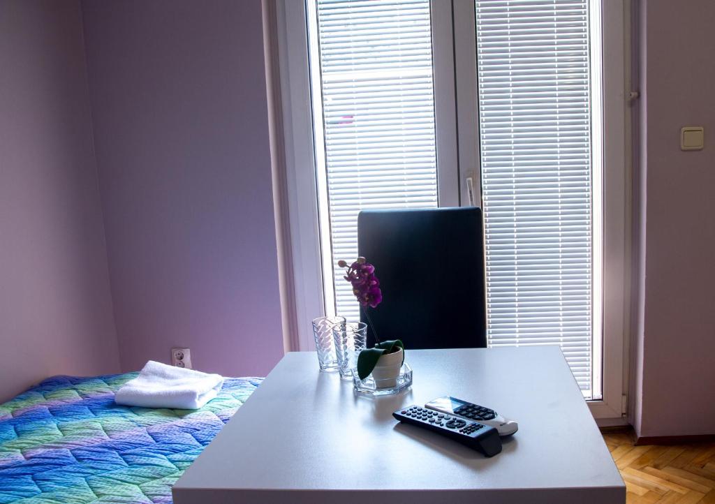 TV a/nebo společenská místnost v ubytování Motel Han