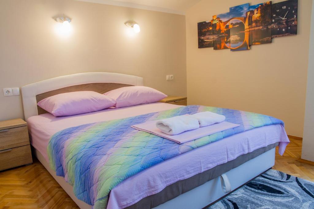 Postel nebo postele na pokoji v ubytování Motel Han