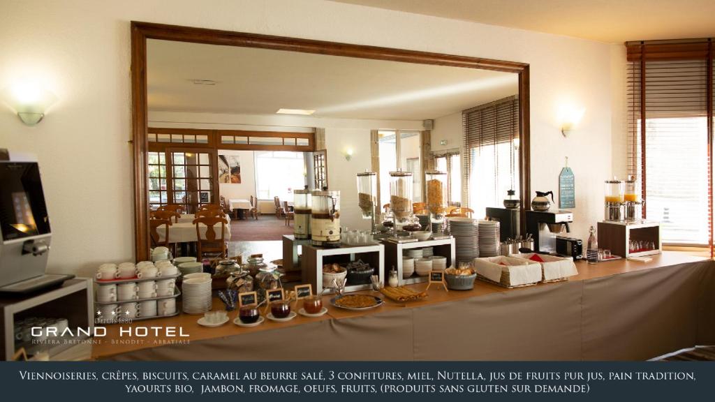 Nápoje v ubytování Grand Hôtel Bénodet Abbatiale Riviera Bretonne